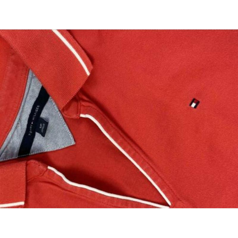 Roze polo jurk van Tommy Hilfiger mt S