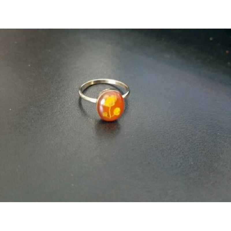 zilveren ringen en ketting hanger zie foto's