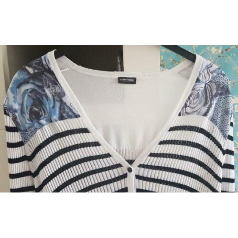 Nieuwstaat, leuke top van GERRY WEBER maat 46