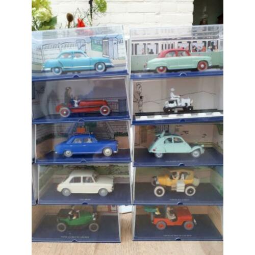 Grote verzameling kuifje auto's 51 stuks