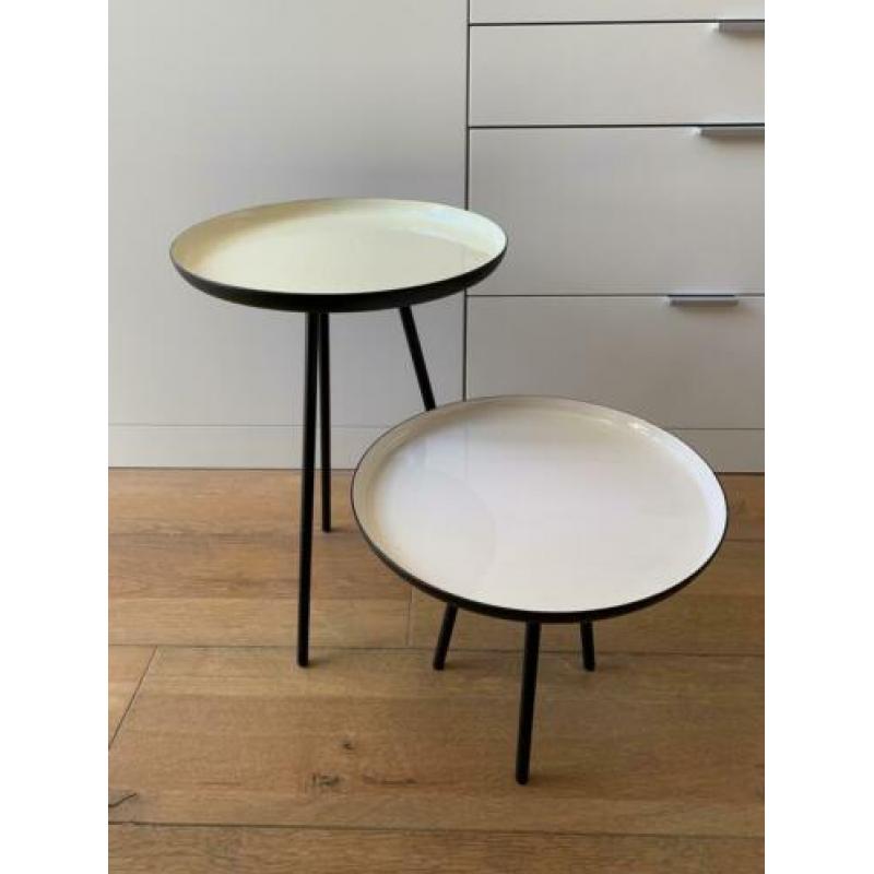 Zuiver Enamel Bijzettafel - set van 2