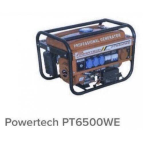 Aggregaat Generator Power Tech PT6500W nu voor €135