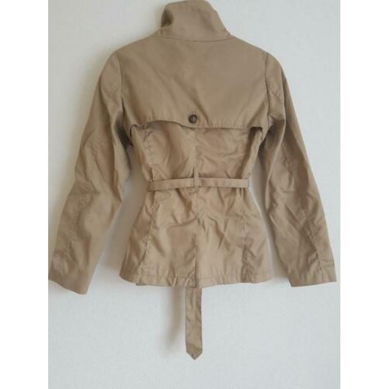 Jasje trenchcoat beige camel H&M XS 34