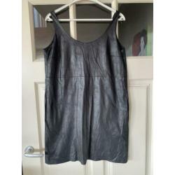 Drykorn leather look jurk
