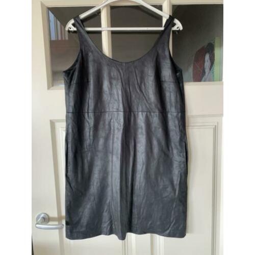 Drykorn leather look jurk