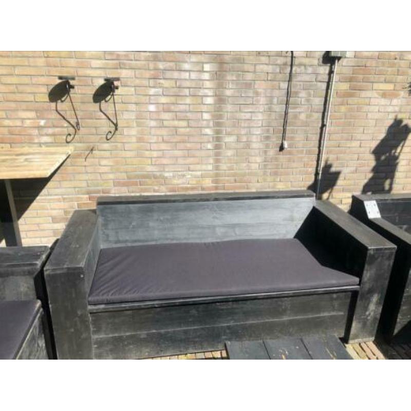 Lounge set 4 banken (incl. Nieuwe allweather kussens)