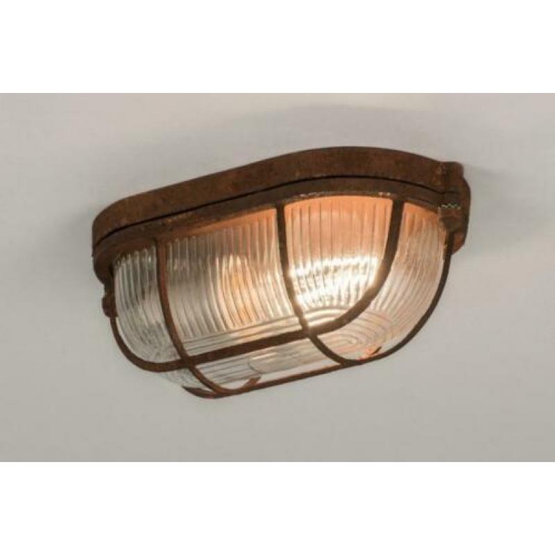 roest plafondlamp retro industriële badkamer keuken lamp