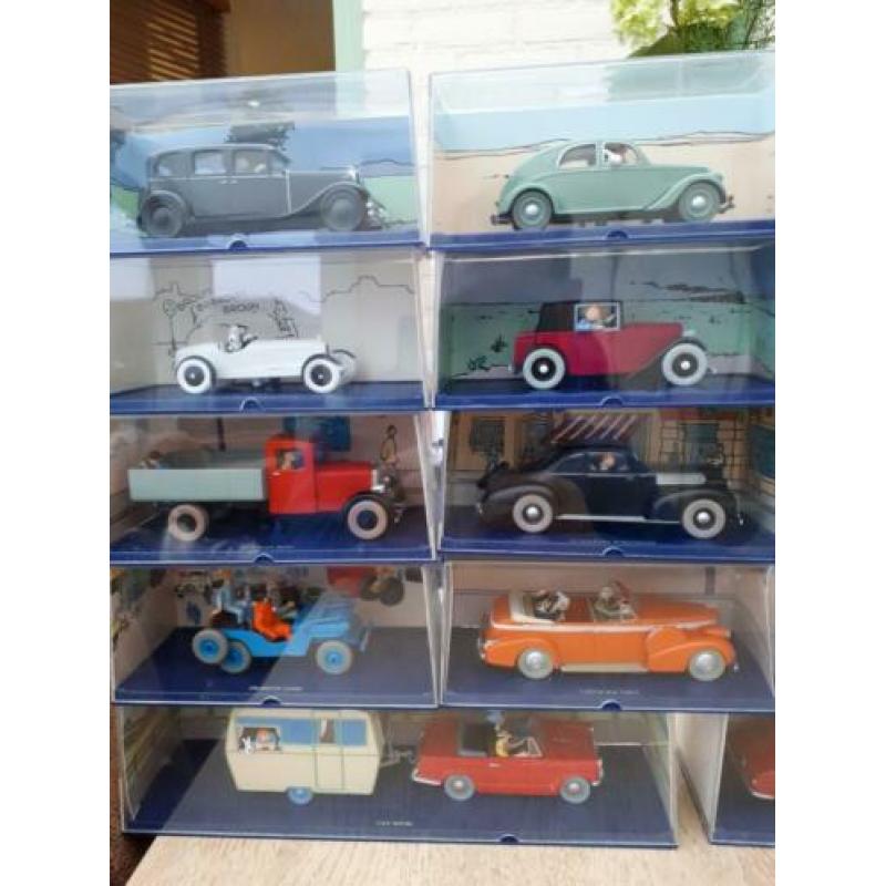 Grote verzameling kuifje auto's 51 stuks