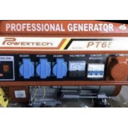 Aggregaat Generator Power Tech PT6500W nu voor €135