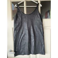 Drykorn leather look jurk