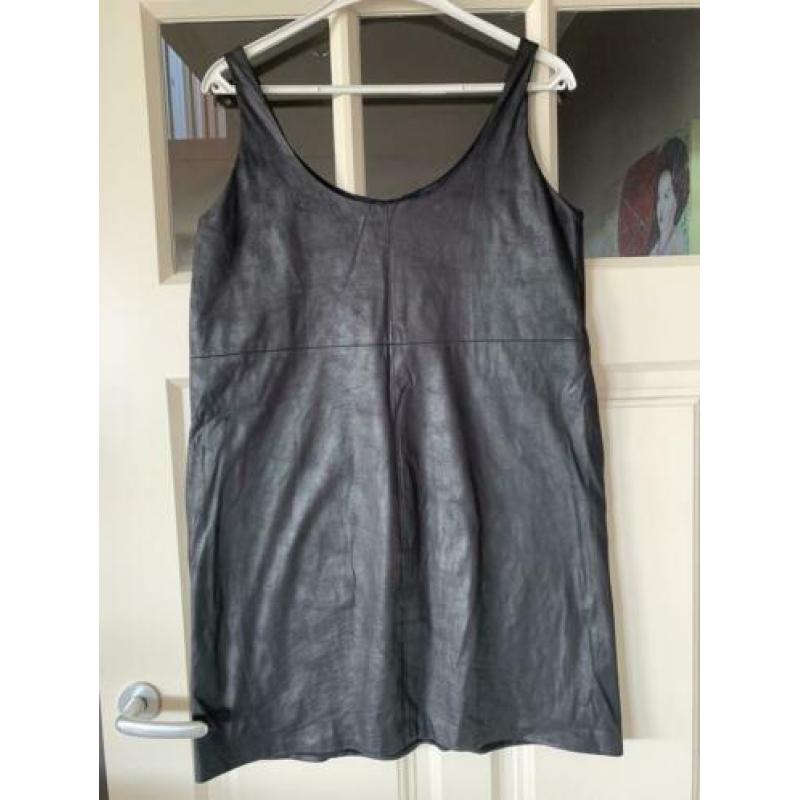 Drykorn leather look jurk