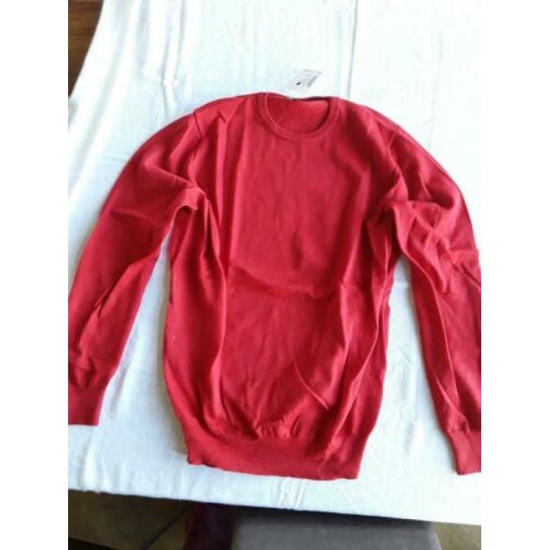 Cordone nieuw met label made in Italy mt M rood Merino wol