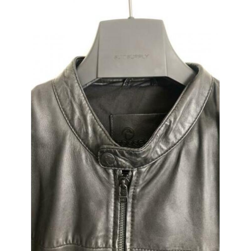 Goosecraft Sheffield leren biker jack / jas maat XL
