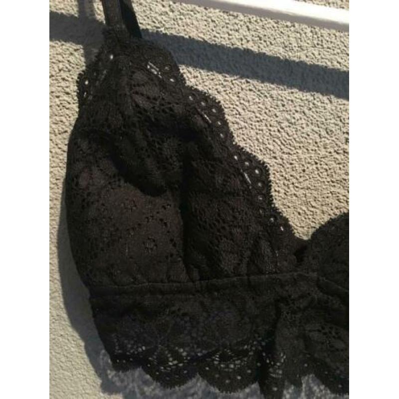 Zwarte Pieces top XS