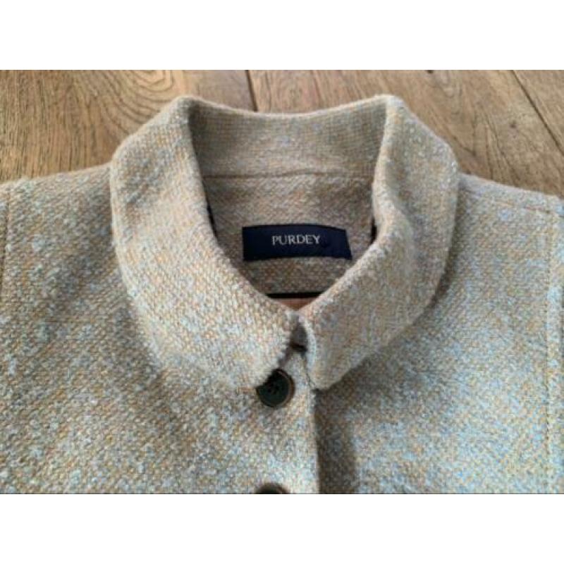 Purdey jasje blazer colbert beige maat 36 NIEUW
