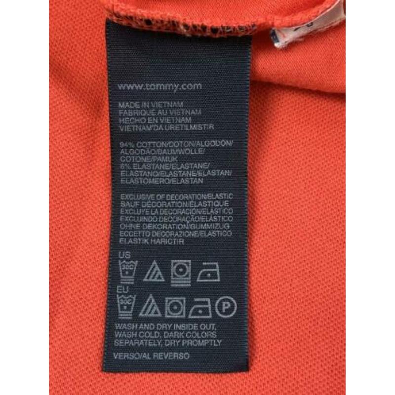 Roze polo jurk van Tommy Hilfiger mt S