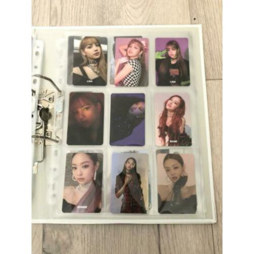 lisa, rose, jennie photocards