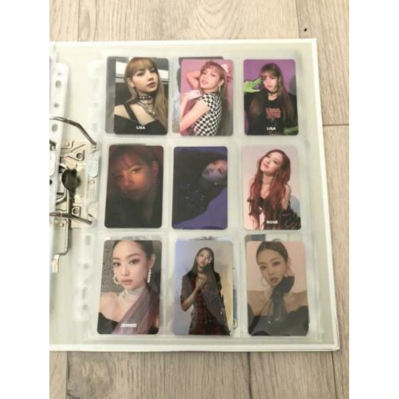 lisa, rose, jennie photocards