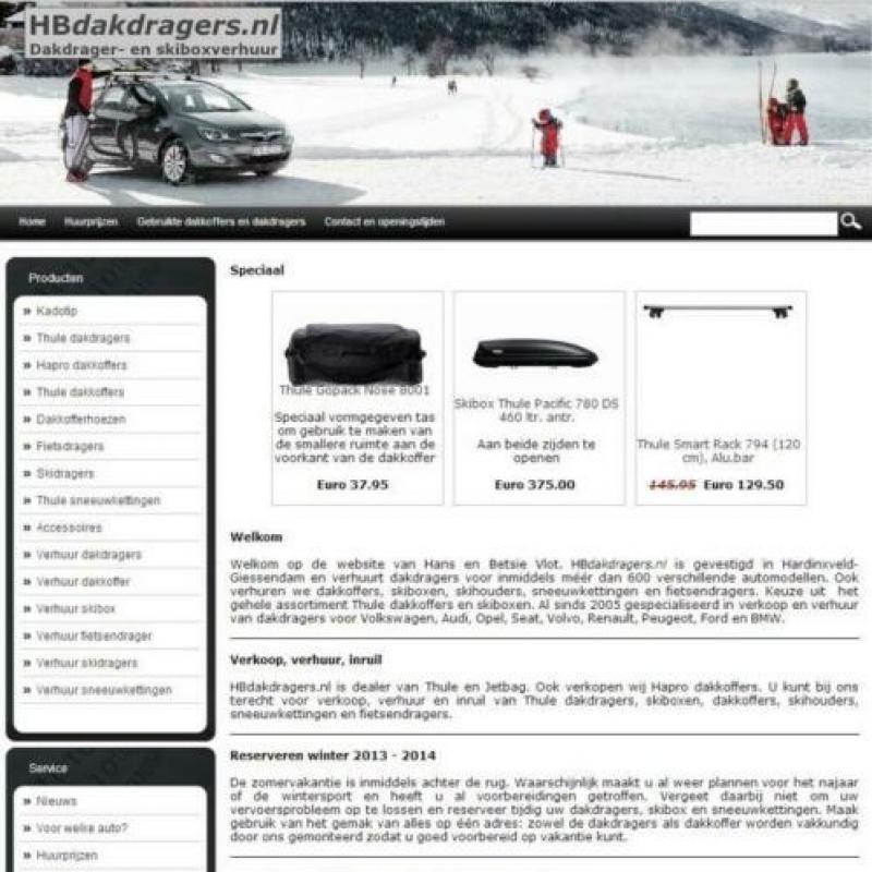 Thule Pacific 780 dakkoffer 420 ltr. OUTLET!!