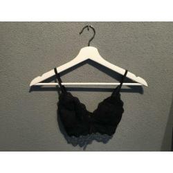 Zwarte Pieces top XS