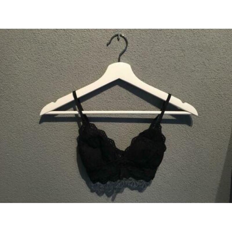 Zwarte Pieces top XS