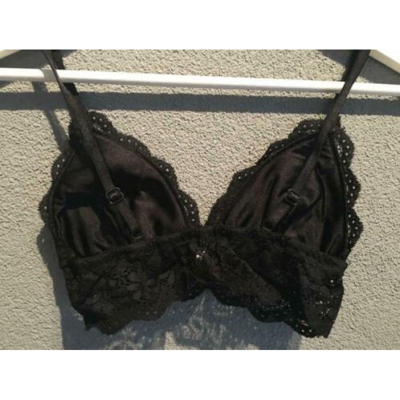 Zwarte Pieces top XS