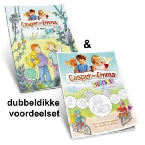 Casper en Emma PAKKET doeboek + kleurboek GRATIS VERZENDING