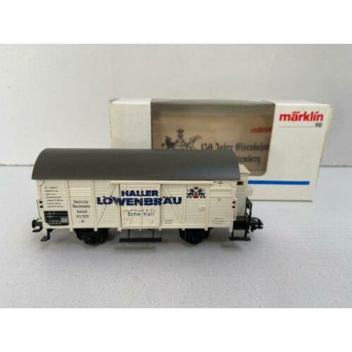 Marklin 4678 - Bierwagen Haller Löwenbräu van de DRG - NIEUW