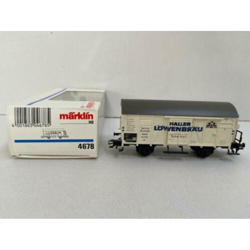 Marklin 4678 - Bierwagen Haller Löwenbräu van de DRG - NIEUW