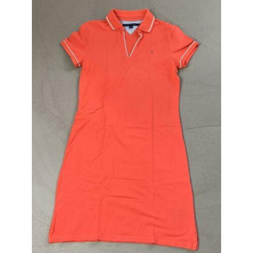 Roze polo jurk van Tommy Hilfiger mt S