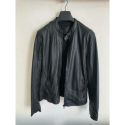 Goosecraft Sheffield leren biker jack / jas maat XL