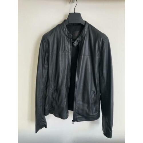 Goosecraft Sheffield leren biker jack / jas maat XL