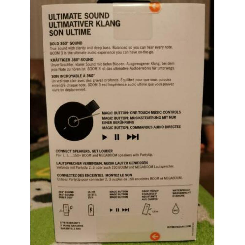Bluetooth Speaker boom 3 ultimate ears