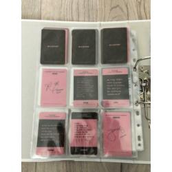 lisa, rose, jennie photocards