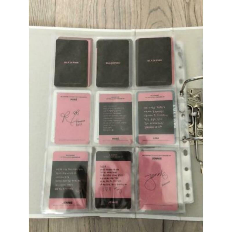 lisa, rose, jennie photocards
