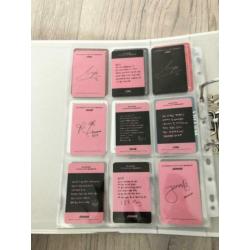 lisa, rose, jennie photocards
