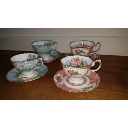 Royal Albert kop en schotel set.