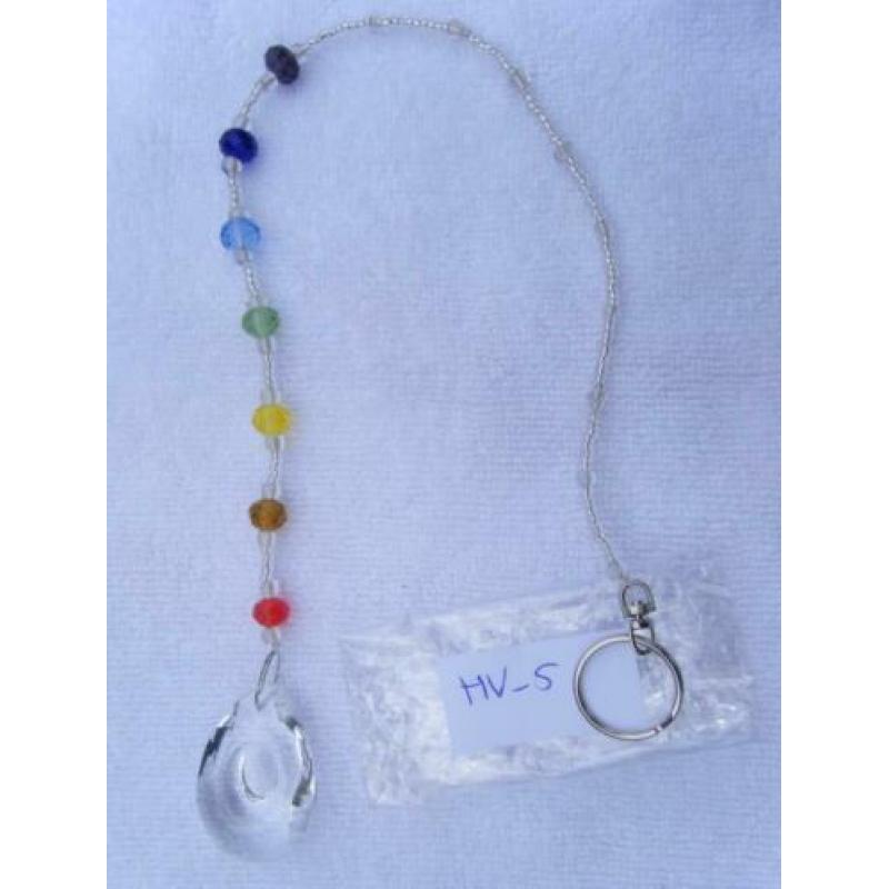 Raamhanger Suncatcher Chakra-Regenboogkleuren (HV-5)