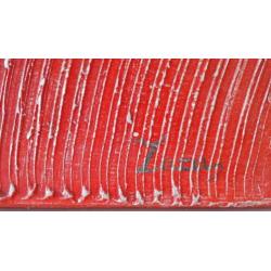 Schilderij canvas rood abstract maat 100X100 cm