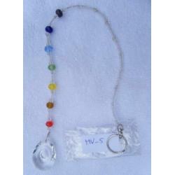 Raamhanger Suncatcher Chakra-Regenboogkleuren (HV-5)