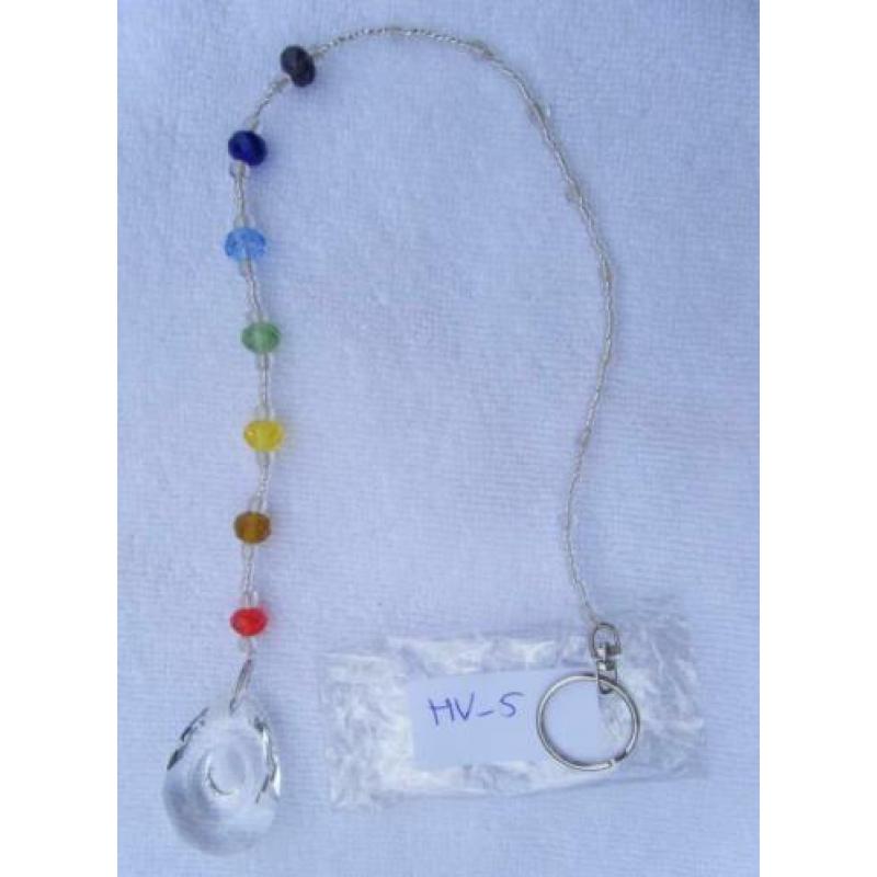 Raamhanger Suncatcher Chakra-Regenboogkleuren (HV-5)