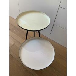 Zuiver Enamel Bijzettafel - set van 2