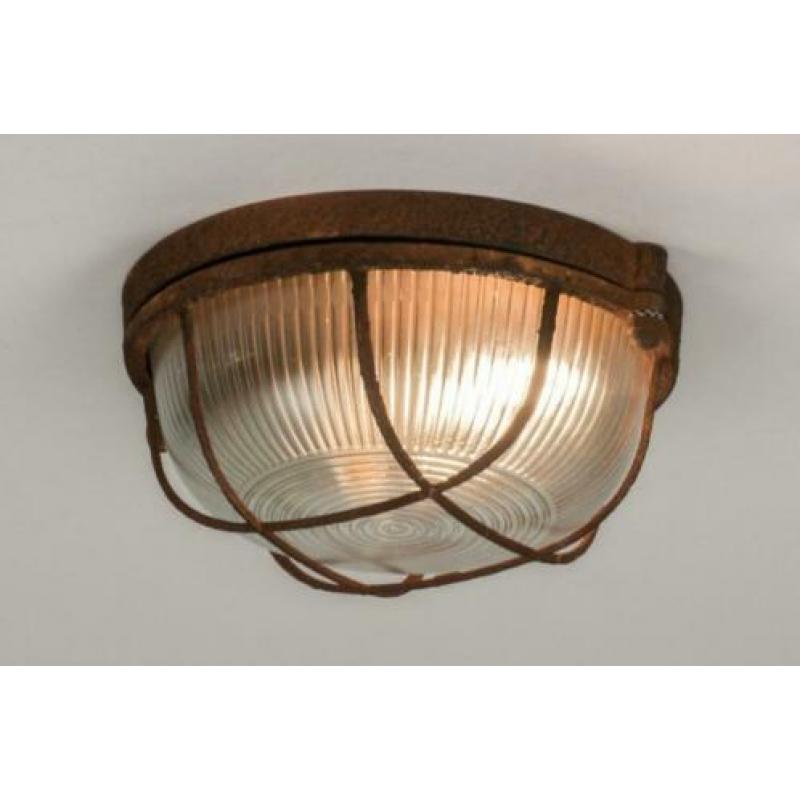 roest plafondlamp retro industriële badkamer keuken lamp