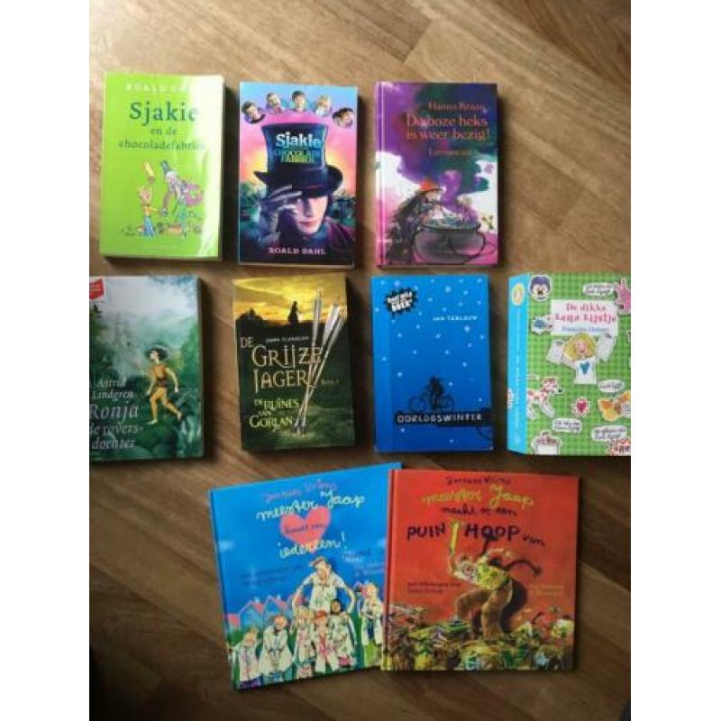 Boekenpakket test. Grijze jager Roald Dahl ronja Lena lijstj