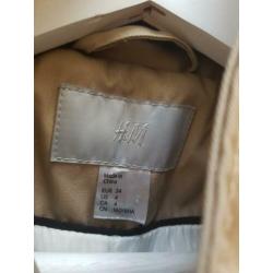 Jasje trenchcoat beige camel H&M XS 34