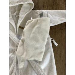Bambam baby bad jas, maat 62/68 incl knuffeldoek
