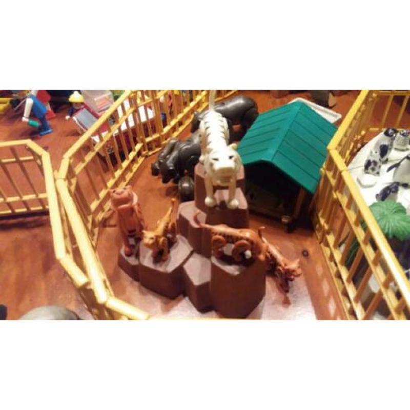 Playmobil oude dierentuin met kiosk