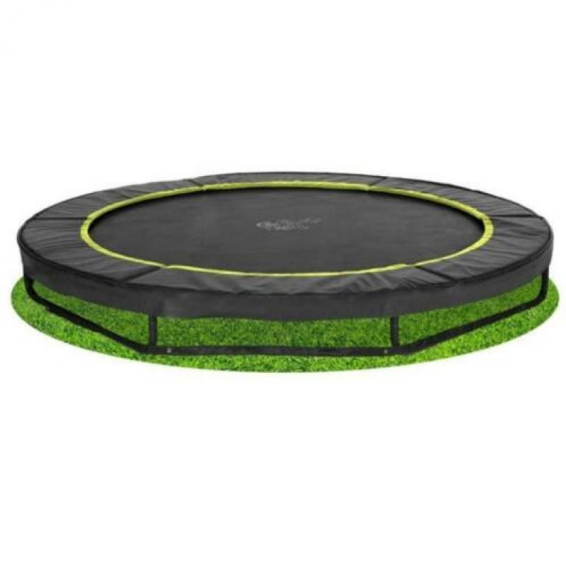 Ingraaf Trampoline Magic Circle Pro Black 244 inground 451