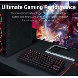 Redragon k552 gaming toetsenbord (mechanisch) met muismat