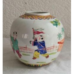 Chinese Gemberpot Famille Rose, Yongzheng, 20e